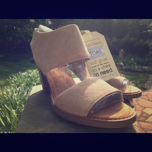 Tom’s Majorca Suede Heel.